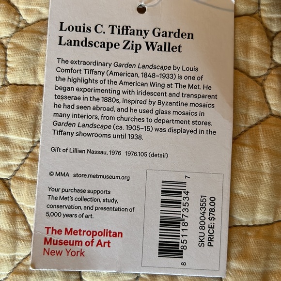NWT - Metropolitan Museum of Art NY - Wallet - Picture 7 of 7
